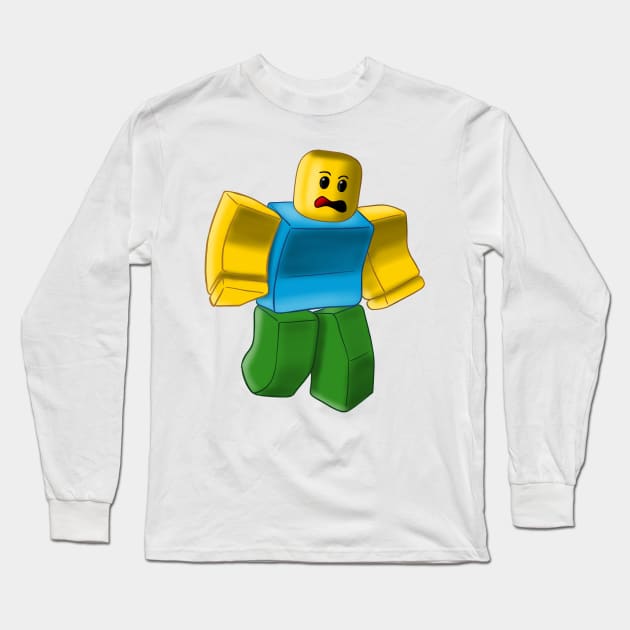 Roblox Noob Long Sleeve T-Shirt by tabslabred